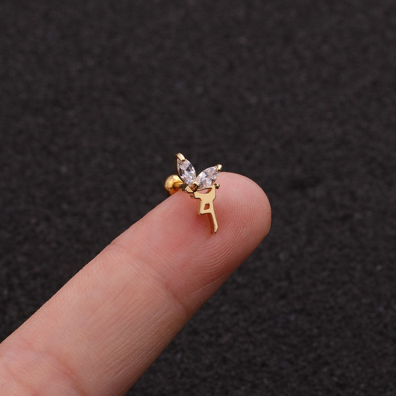 Ear Cartilage Rings & Studs Ethnic Style Animal 316L Stainless Steel Copper