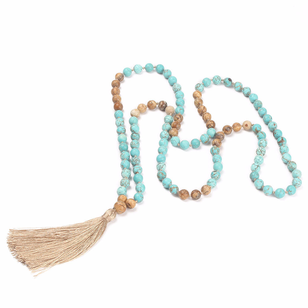 Hand knotted 108 long necklaces