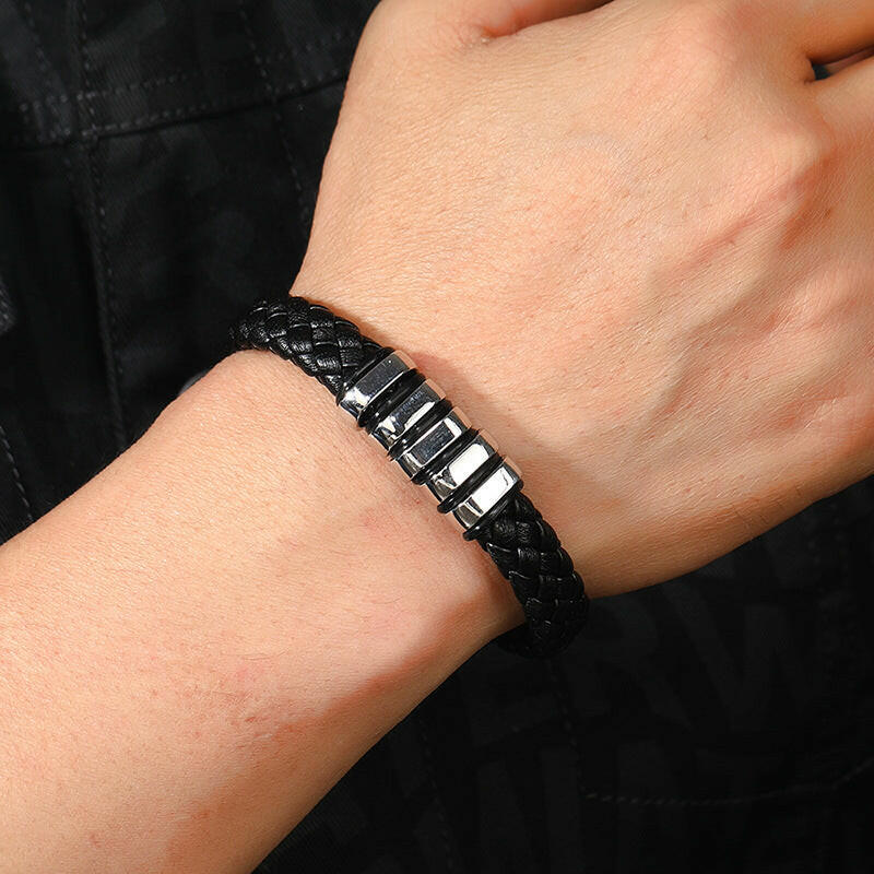 Hand Woven Multi-layer Leather Bracelet Wrist Ring