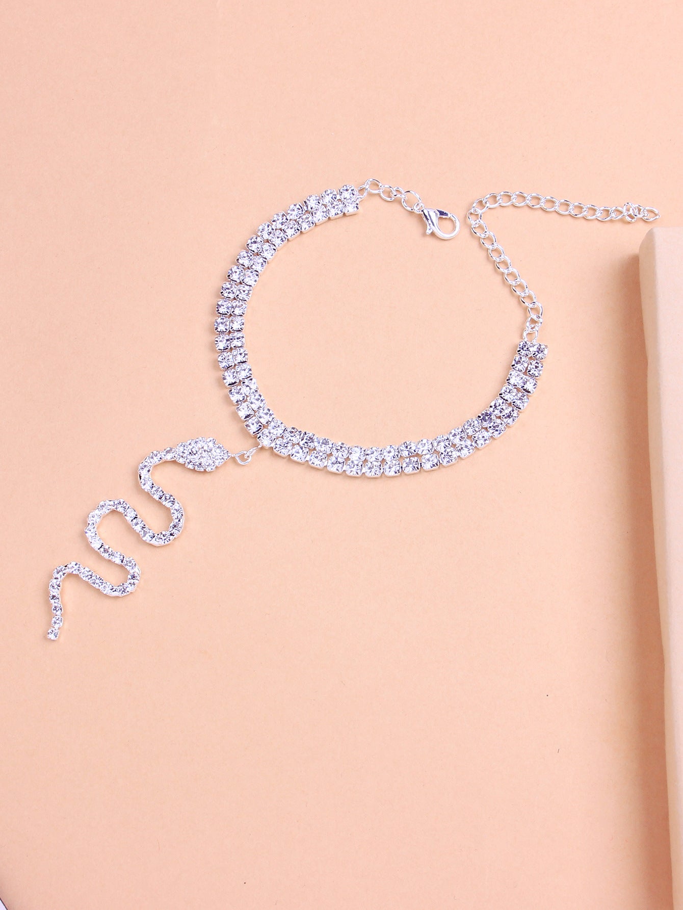 European And American Fashion Full Diamond Double Layer Feet Chain