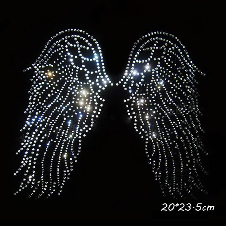 Sweater chest rhinestones