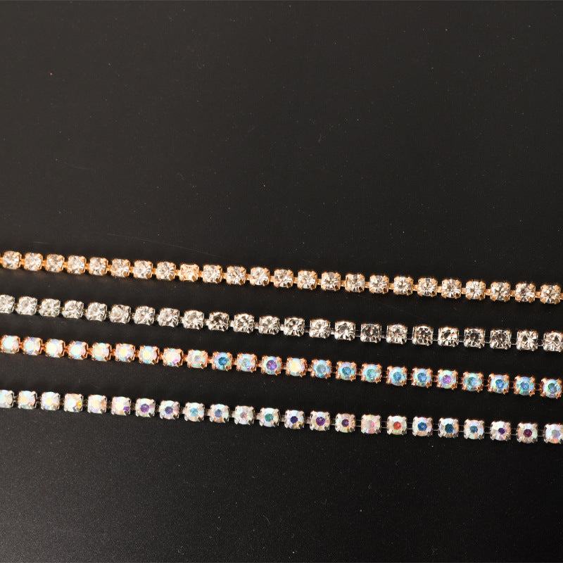 Women's Fashion Double Drain Drill Leg Chains