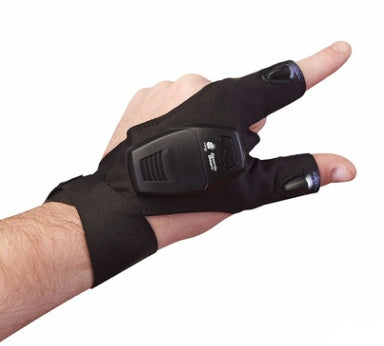 Gloves light with dry battery, Gloves with Led Light, fishing gloves
