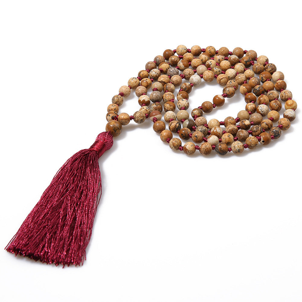 Hand knotted 108 long necklaces