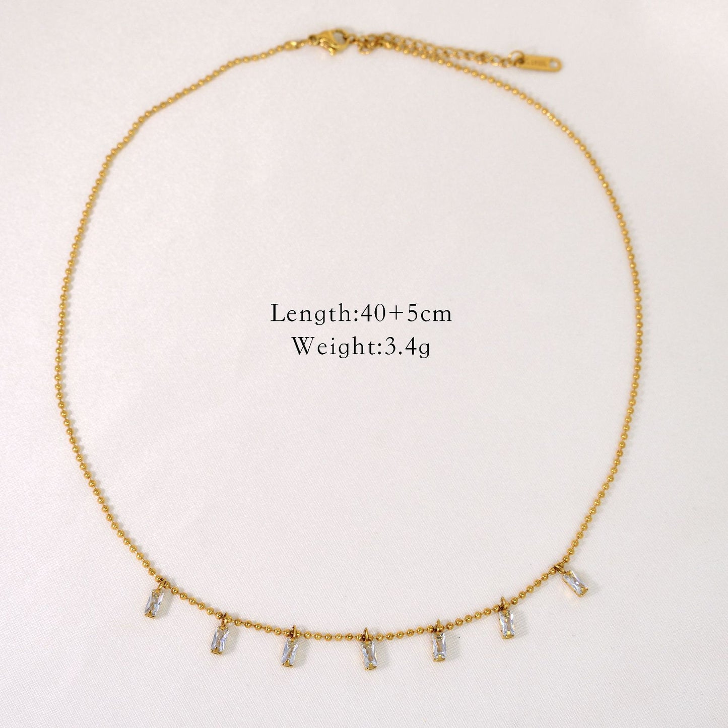 natural stone Titanium Steel IG Style Simple Style Inlay Geometric Natural Stone Rings Necklace