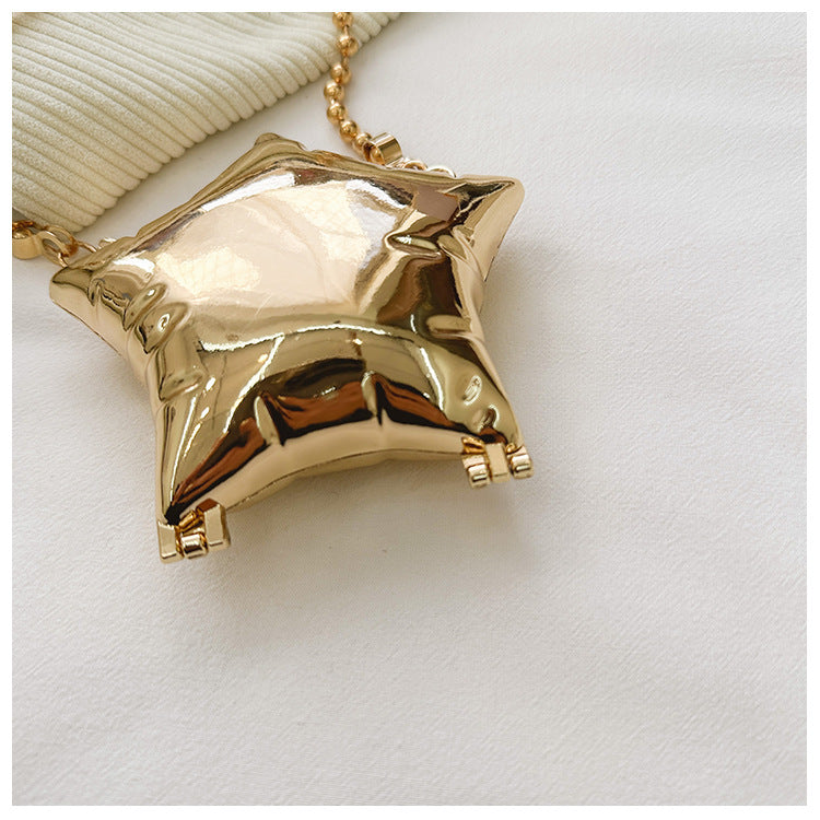 Women's Mini Arylic Star Streetwear Pentagram Magnetic Buckle Crossbody Bag