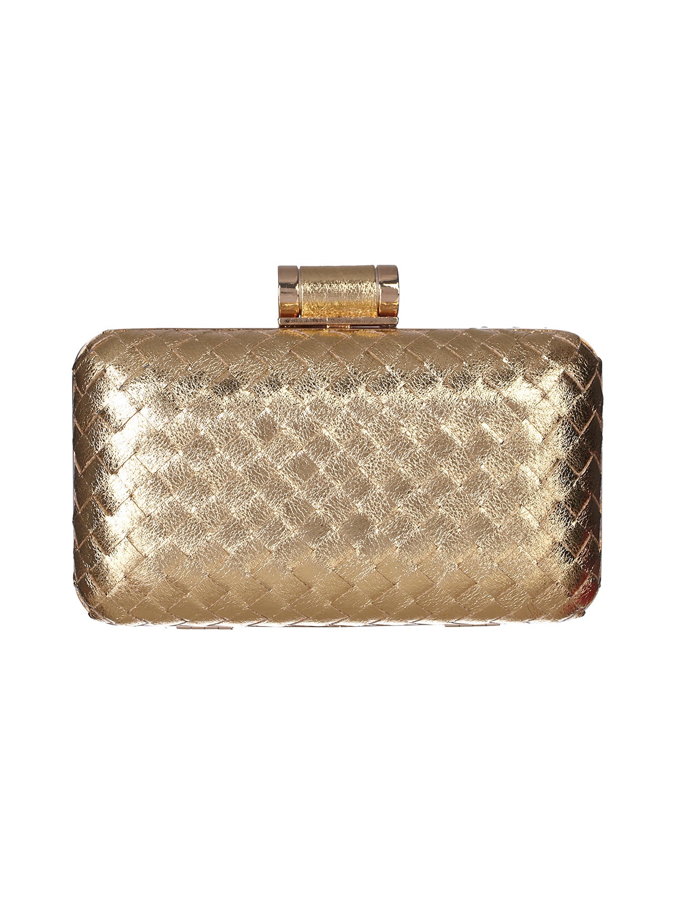 Pu Leather Solid Color Square Evening Bags