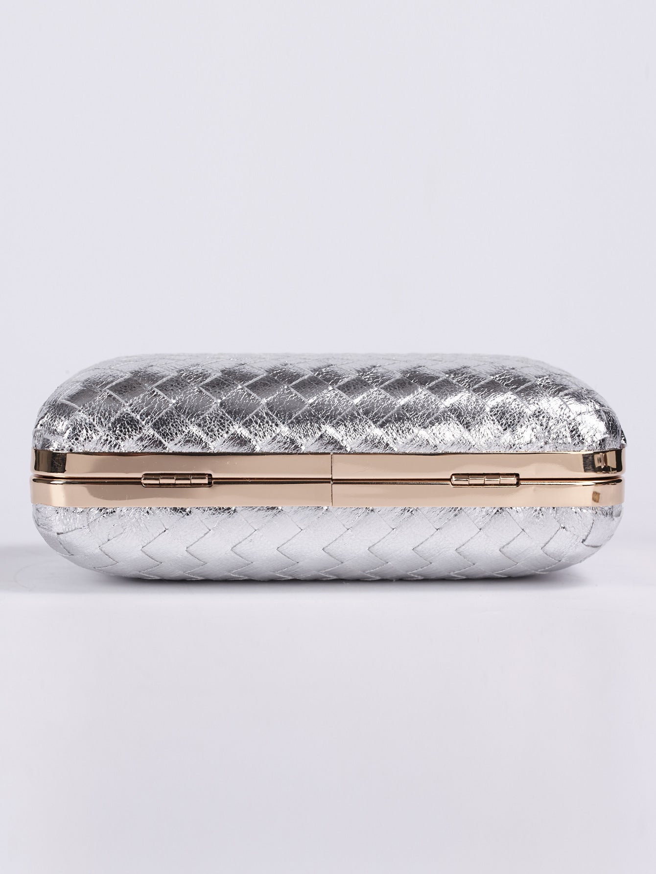 Pu Leather Solid Color Square Evening Bags