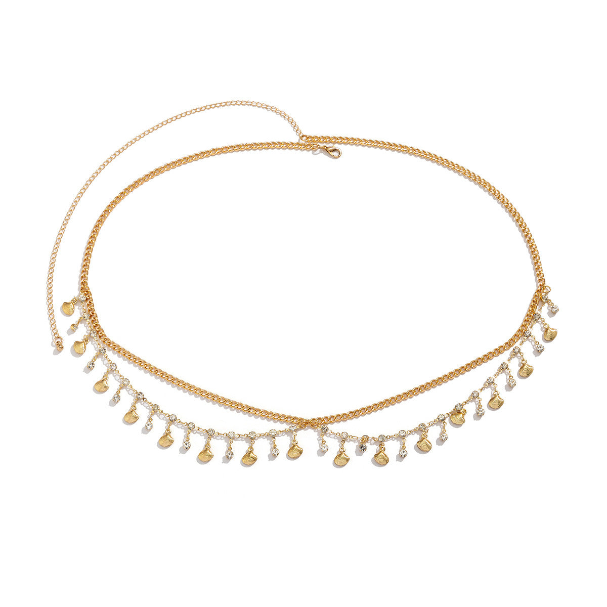 Bikini Rhinestone Chain Waist Decorations Multi-layer Body Chains Butterfly Metal Tassels Waist Chain