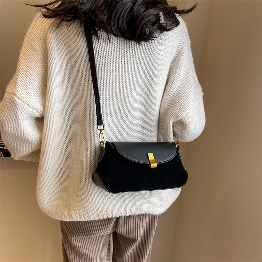 Autumn Winter Retro Bag 2024 New Fashion Underarm Bag Simple Women's Bag Casual Western Style Elegant Messenger Bag