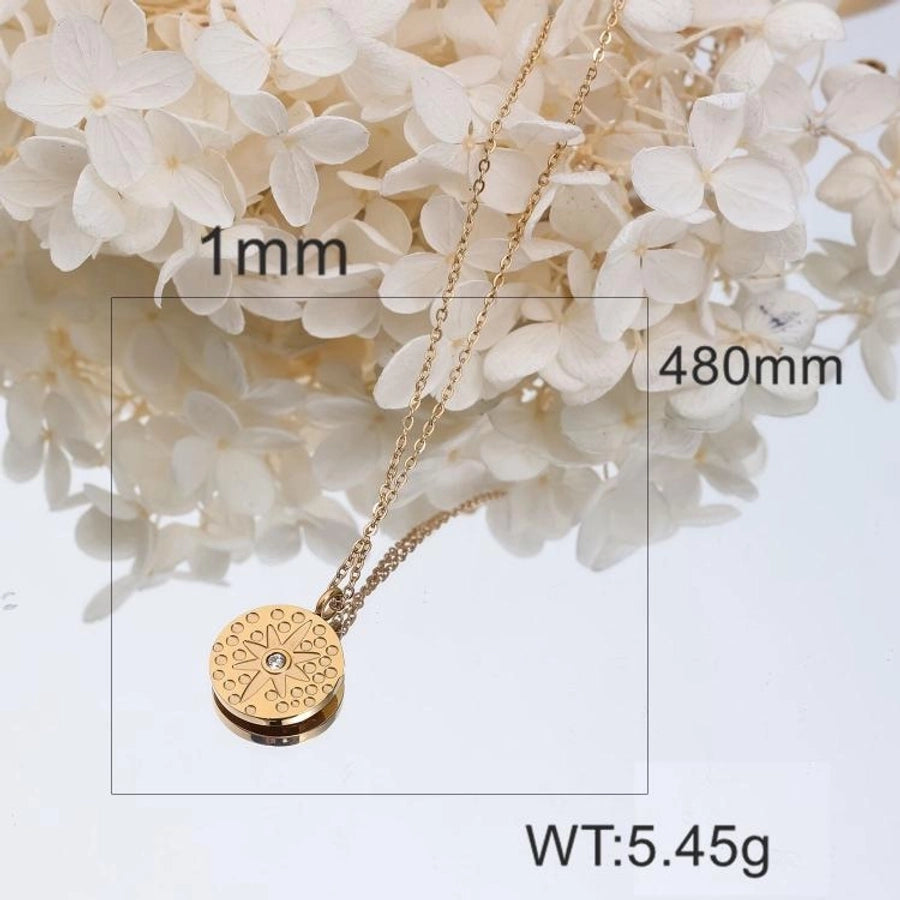 Jewelry Simple Style Star 304 Stainless Steel Pendant Necklace