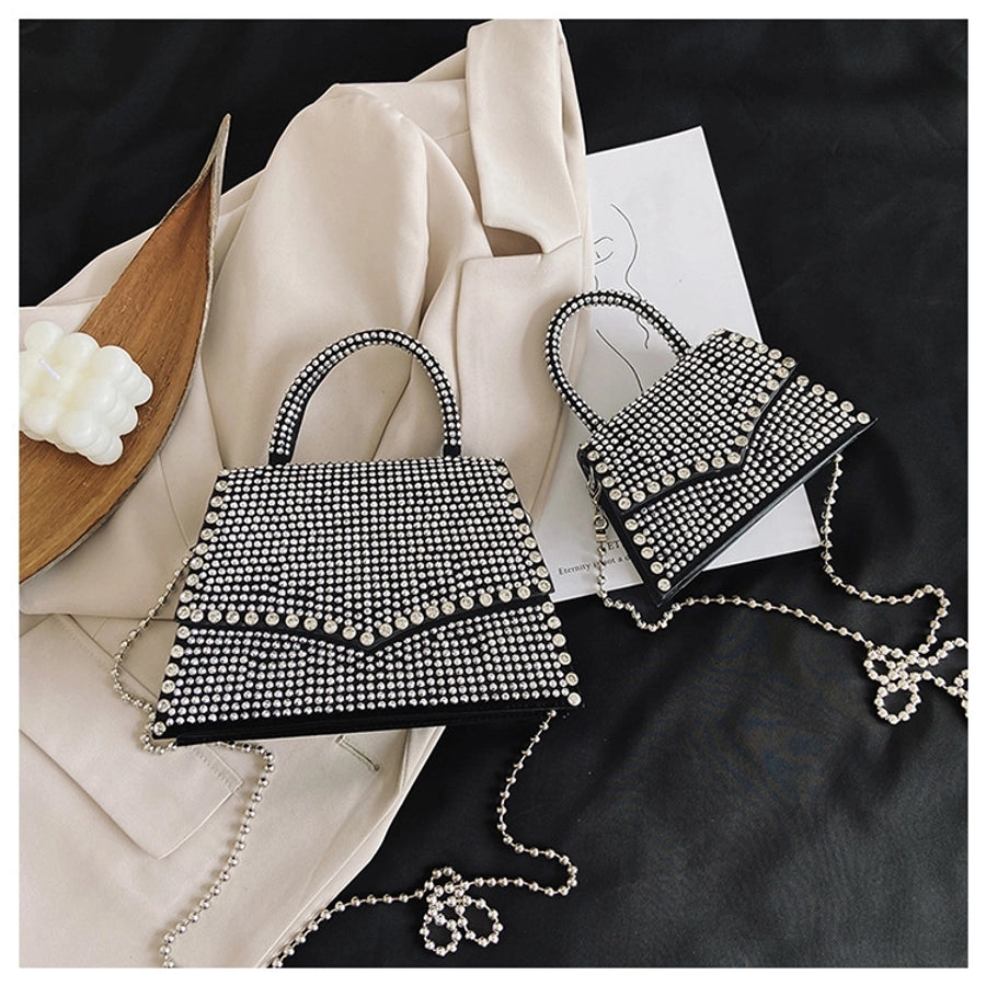 medium pu leather square bag