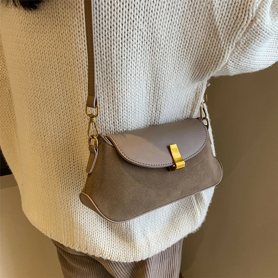 Autumn Winter Retro Bag 2024 New Fashion Underarm Bag Simple Women's Bag Casual Western Style Elegant Messenger Bag