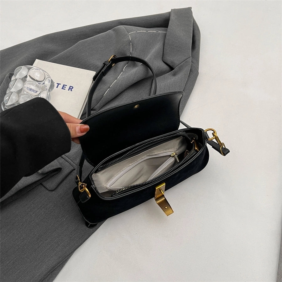 Autumn Winter Retro Bag 2024 New Fashion Underarm Bag Simple Women's Bag Casual Western Style Elegant Messenger Bag