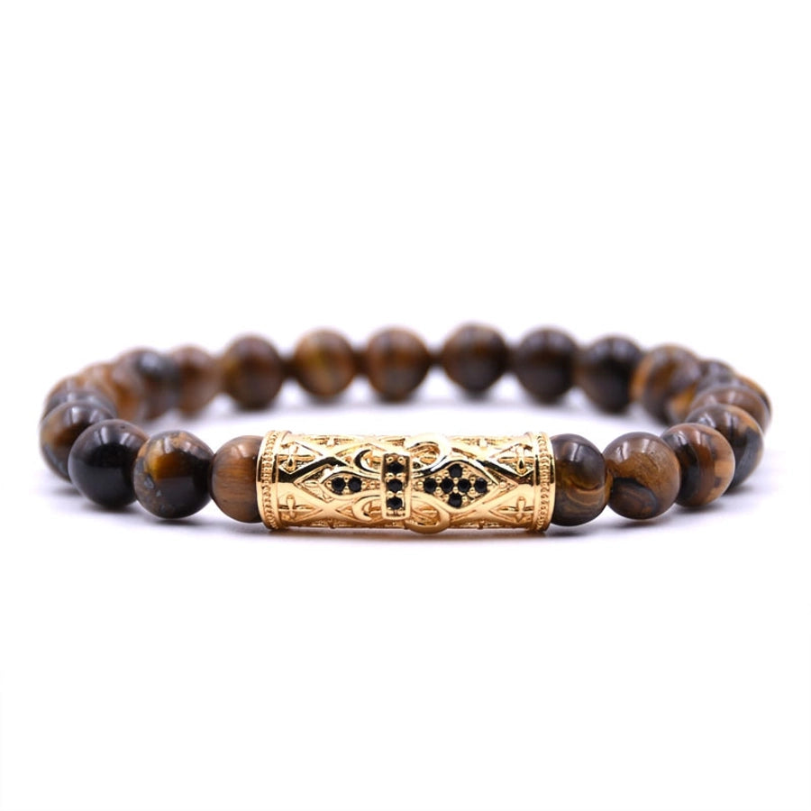 Fashion Skull natural stone No Inlaid Bracelets In Bulk