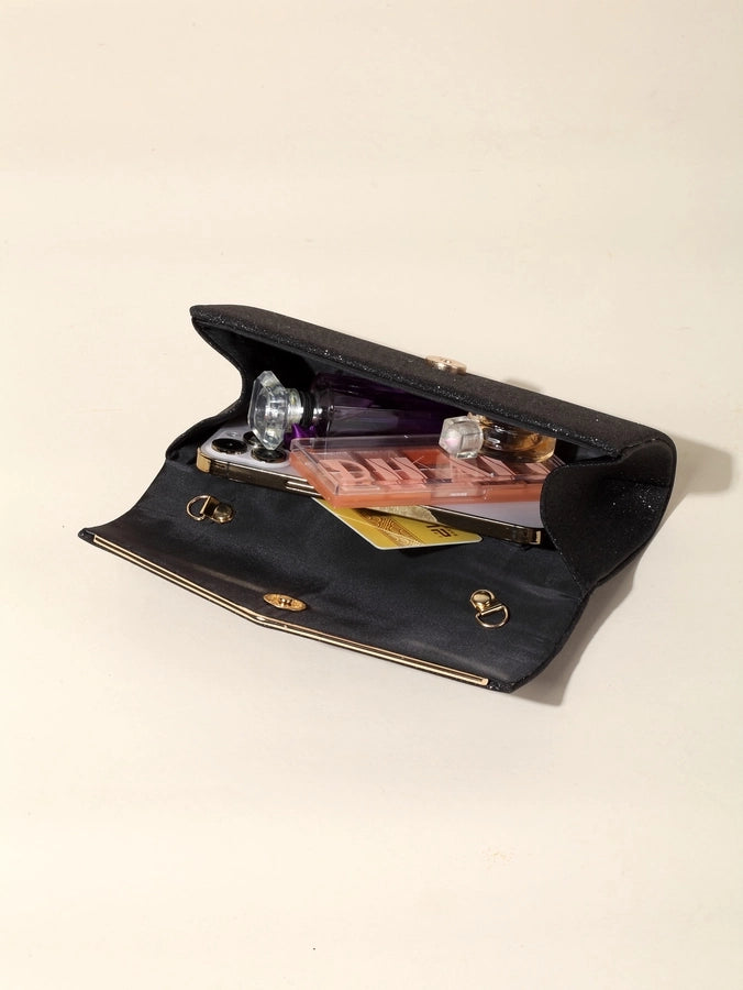 new style women's evening bag flash material advanced niche messenger bag