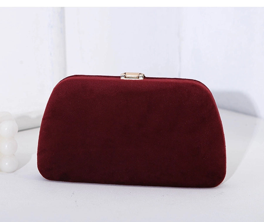 new fashion elegant evening bag velvet metal leaf dress with banquet clutch small square bag for women