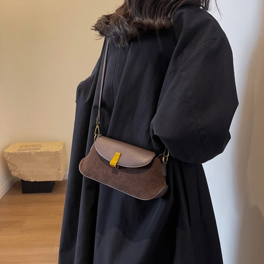 Autumn Winter Retro Bag 2024 New Fashion Underarm Bag Simple Women's Bag Casual Western Style Elegant Messenger Bag