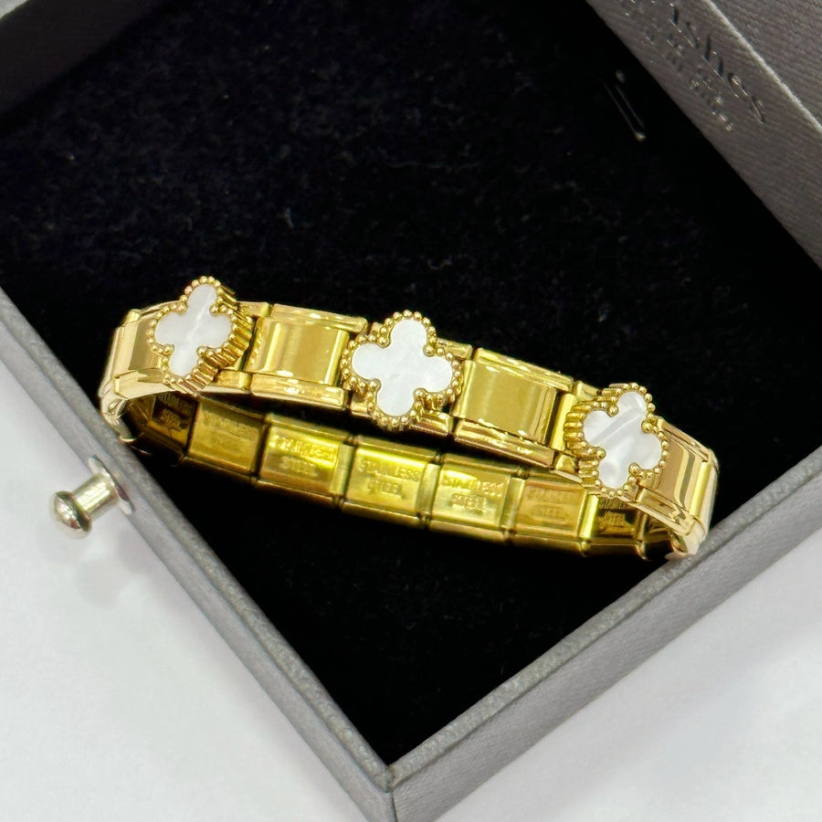 Casual Retro Star Heart Shape 304 Stainless Steel Zircon wristband In Bulk