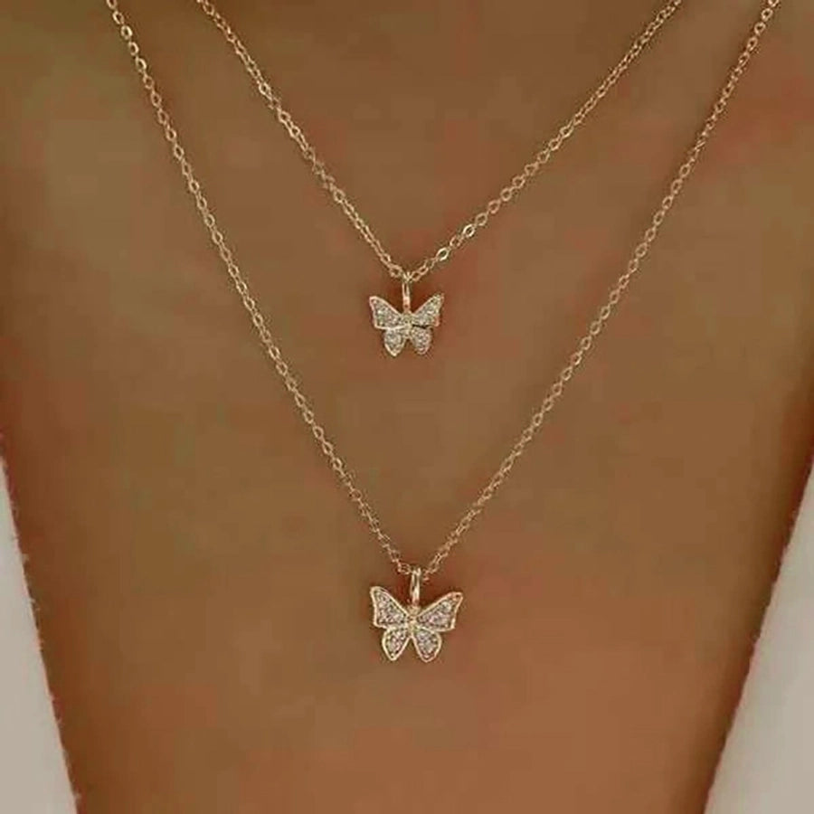 vintage style rhinestone necklace