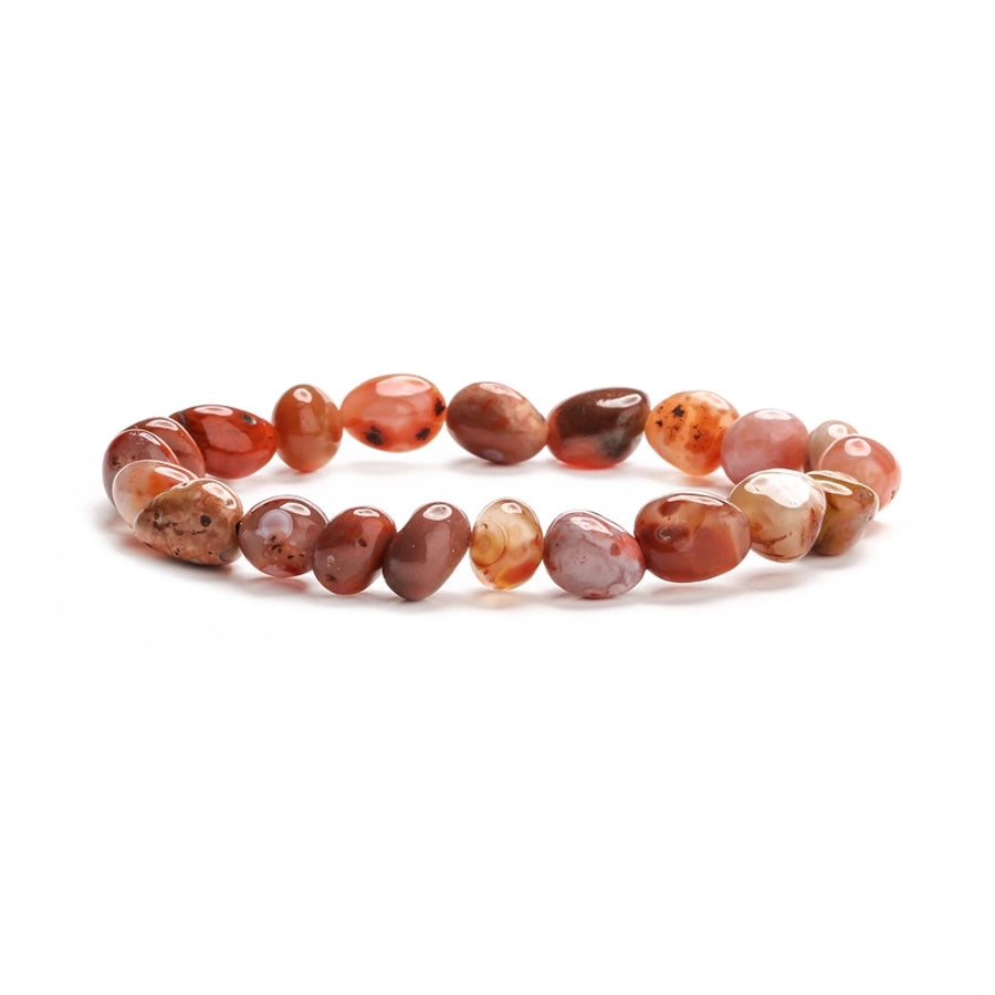 ethnic style geometric natural stone beaded bracelets