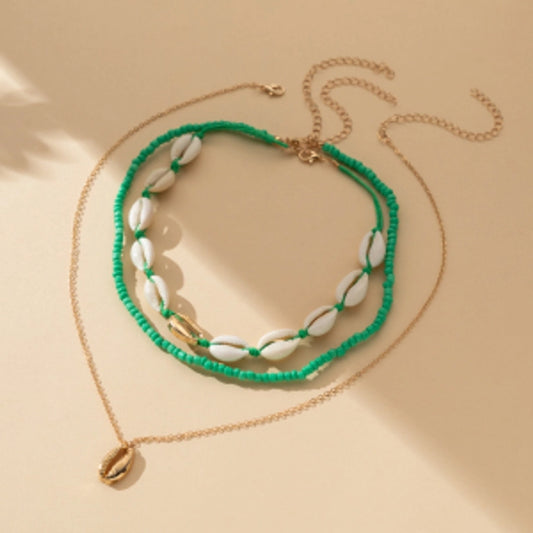 Cute Exaggerated Simple Style Shell Alloy  Necklace