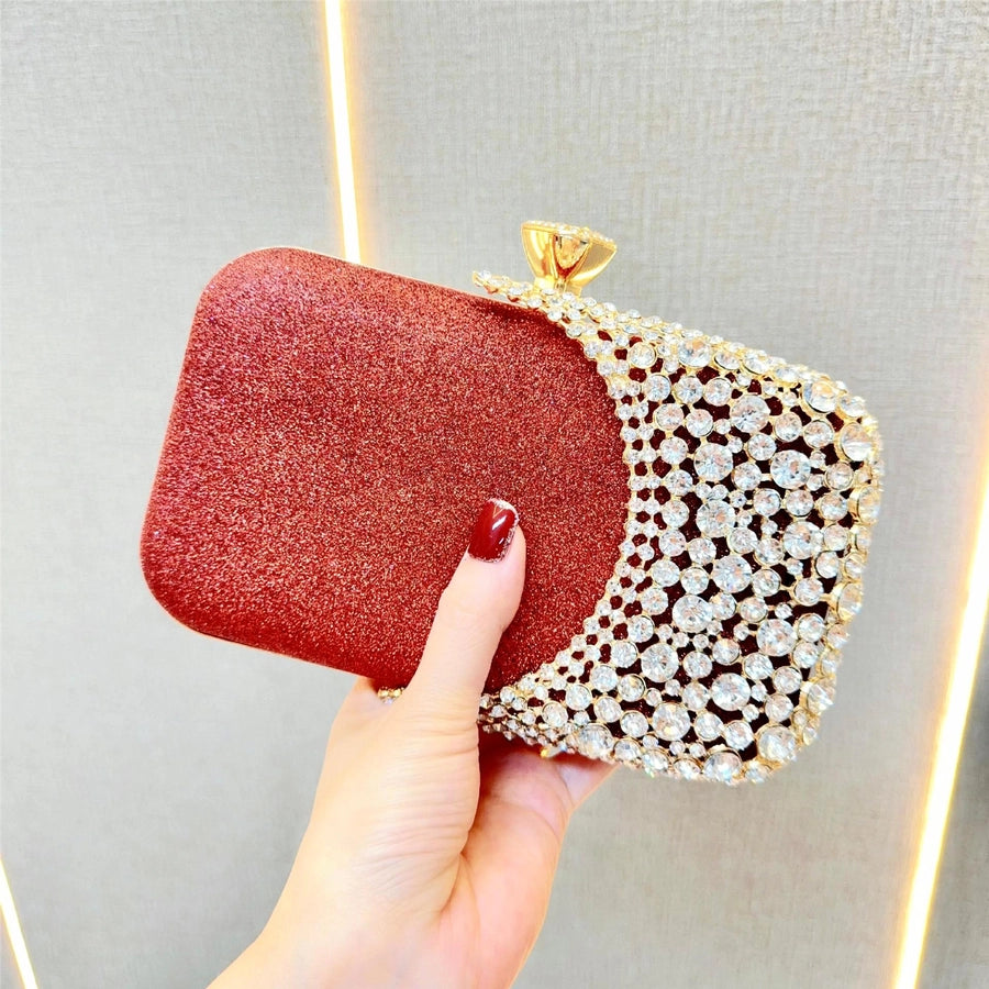 New ladies party Diamond evening bag dress bag banquet bag clutch messenger bag evening bag