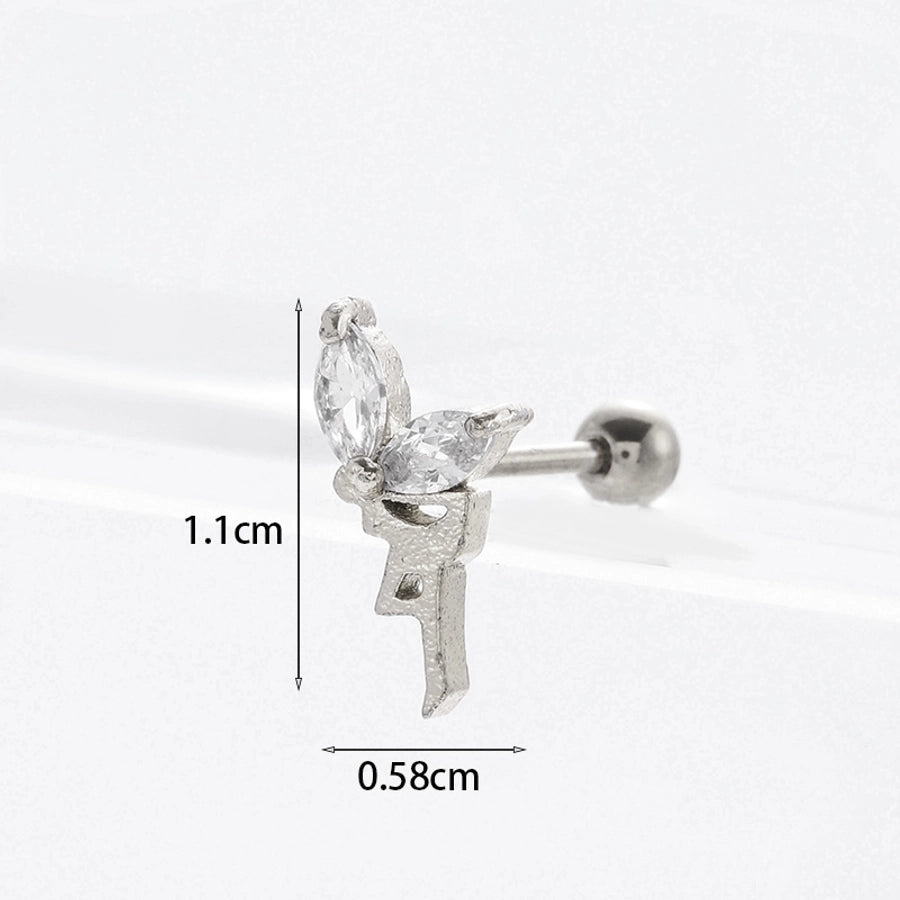 Ear Cartilage Rings & Studs Ethnic Style Animal 316L Stainless Steel Copper