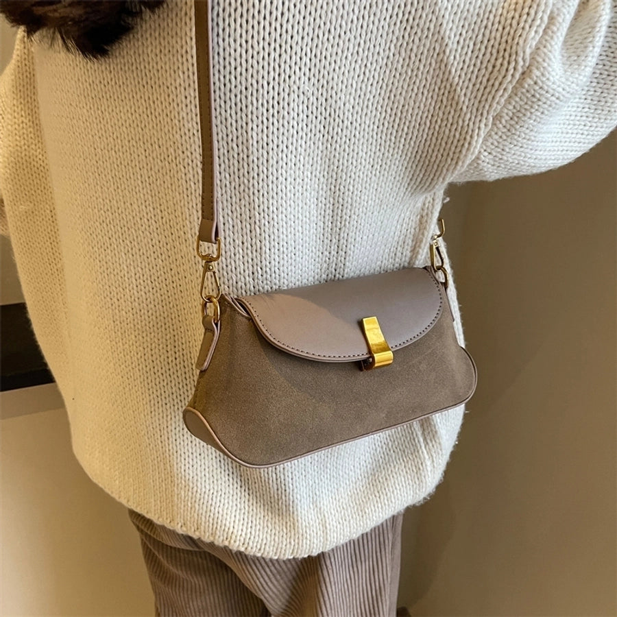 Autumn Winter Retro Bag 2024 New Fashion Underarm Bag Simple Women's Bag Casual Western Style Elegant Messenger Bag