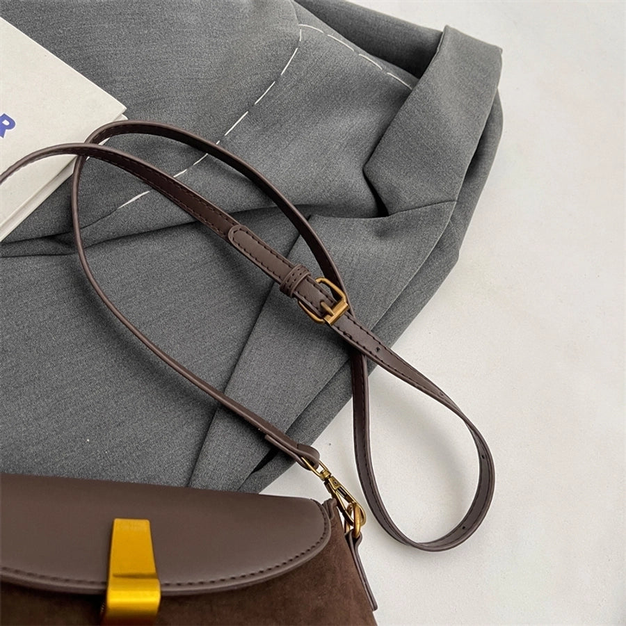 Autumn Winter Retro Bag 2024 New Fashion Underarm Bag Simple Women's Bag Casual Western Style Elegant Messenger Bag