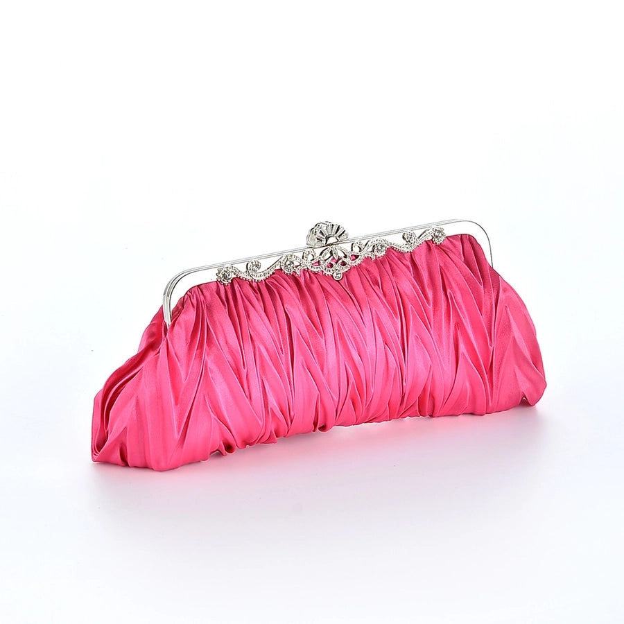 White Red Wine Red Oxford Cloth Solid Color Square Evening Bags