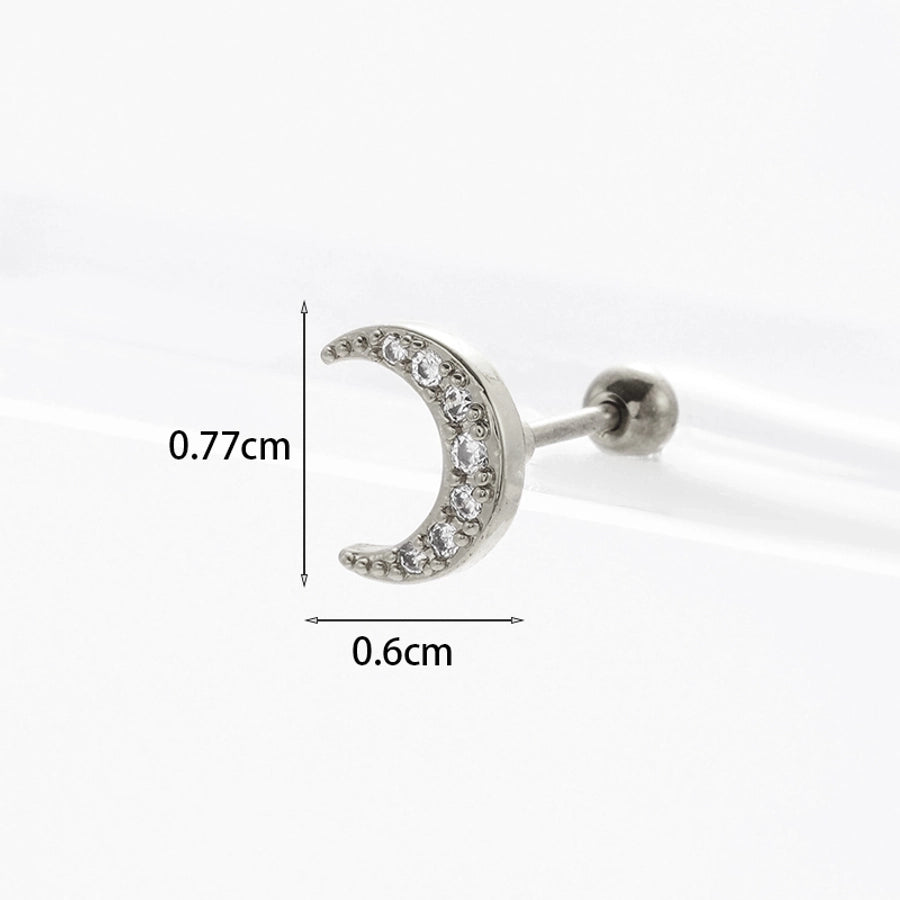 Ear Cartilage Rings & Studs Ethnic Style Animal 316L Stainless Steel Copper