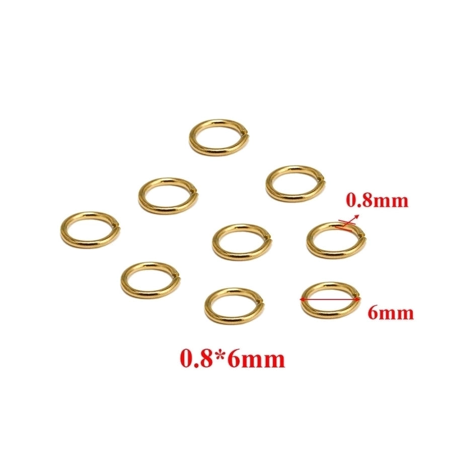 Stainless Steel Geometric Open Jump Rings