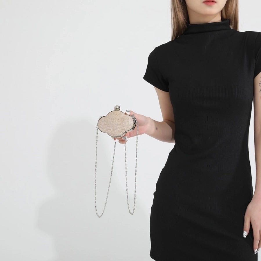 Women's Small Arylic Solid Color Classic Style Streetwear Sewing Thread Buckle Coin Purse