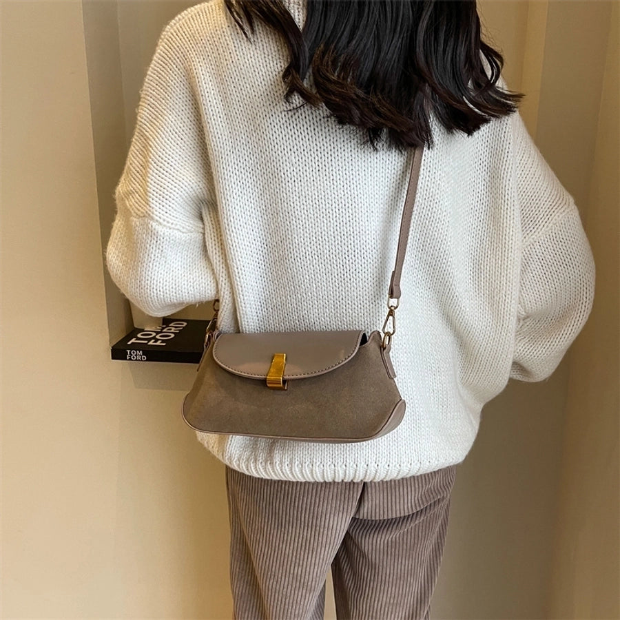 Autumn Winter Retro Bag 2024 New Fashion Underarm Bag Simple Women's Bag Casual Western Style Elegant Messenger Bag