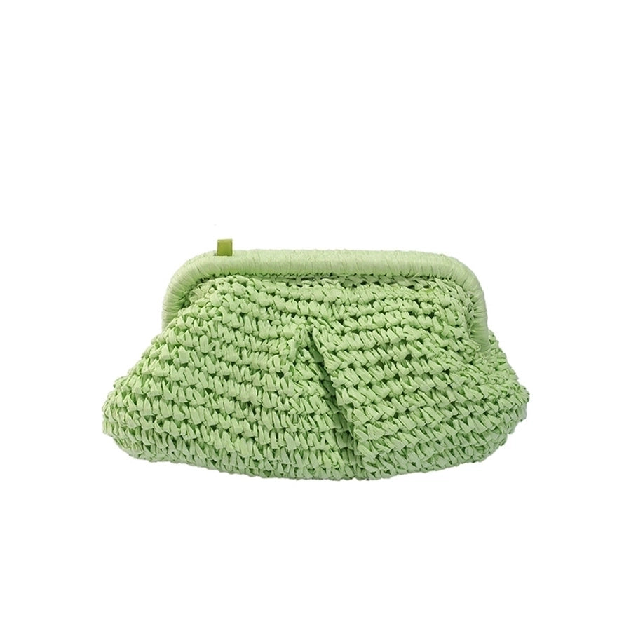 women's all seasons polyester vintage style straw bag