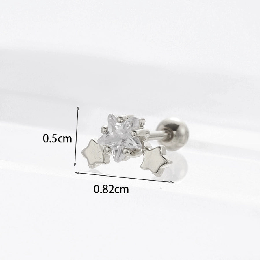 Ear Cartilage Rings & Studs Ethnic Style Animal 316L Stainless Steel Copper