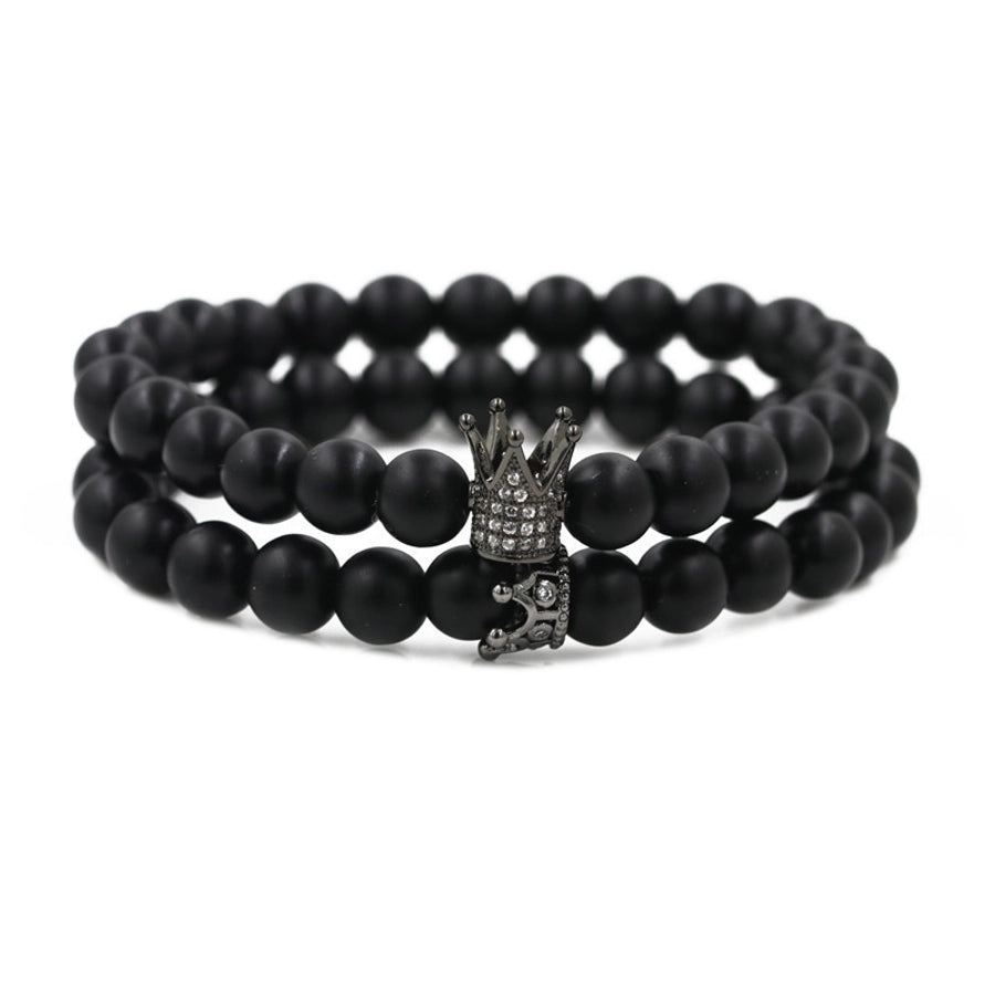 copper fashion geometric bracelet  (alloy sandstone) nhyl0583-alloy-sandstone