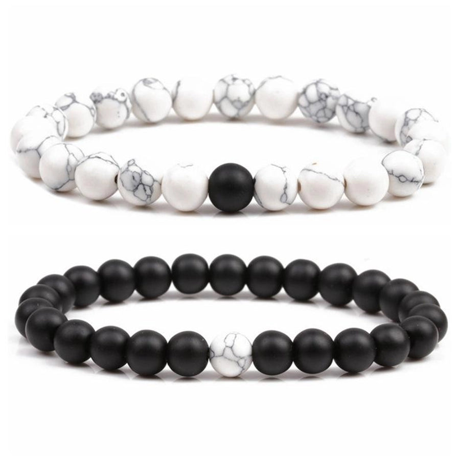 Fashion Geometric natural stone No Inlaid Bracelets In Bulk
