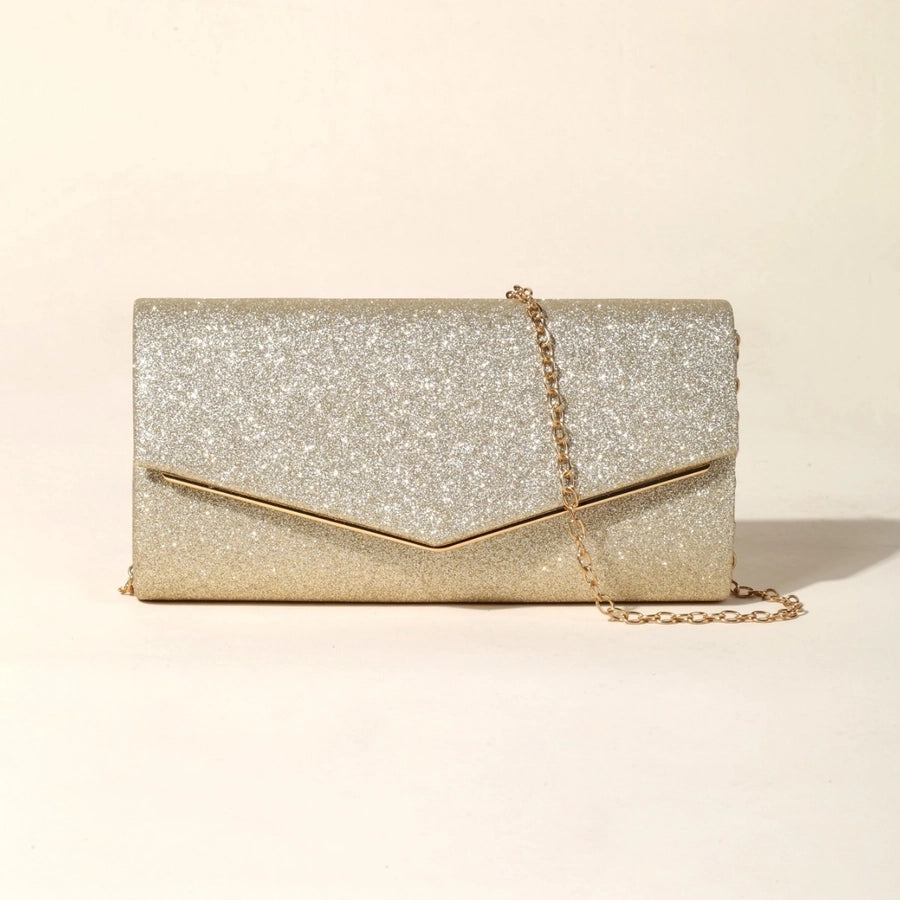new style women's evening bag flash material advanced niche messenger bag