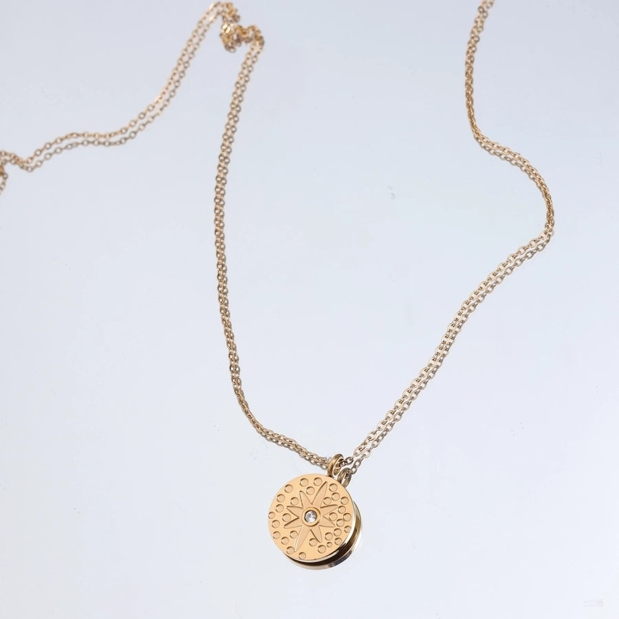 Jewelry Simple Style Star 304 Stainless Steel Pendant Necklace