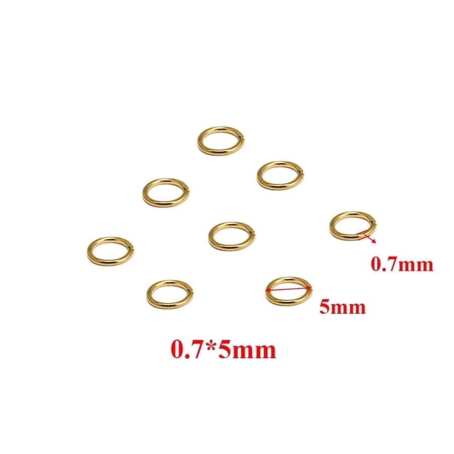 Stainless Steel Geometric Open Jump Rings