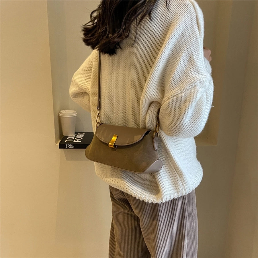 Autumn Winter Retro Bag 2024 New Fashion Underarm Bag Simple Women's Bag Casual Western Style Elegant Messenger Bag