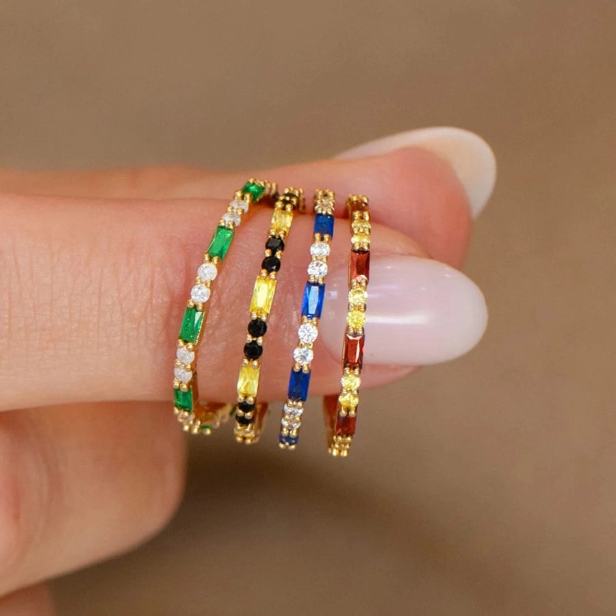 Copper Plating Geometric Open Rings