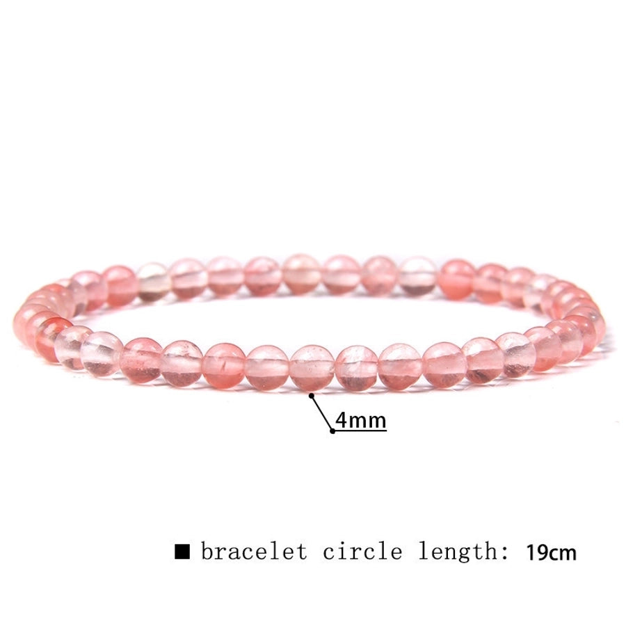 simple style marble natural stone beaded bracelets