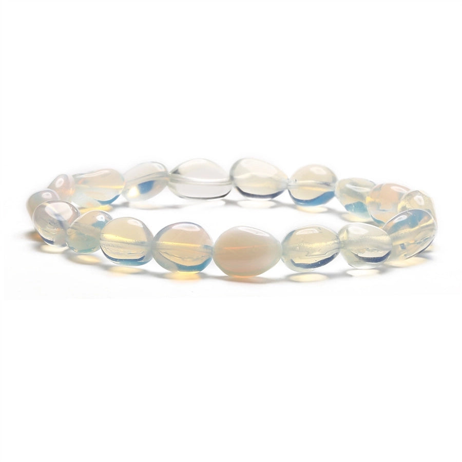 ethnic style geometric natural stone beaded bracelets