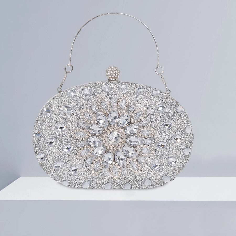 Sunflower Diamond-encrusted Dinner Bag Fashion Banquet Women's Clutch Bag Personality Dress Evening Bag