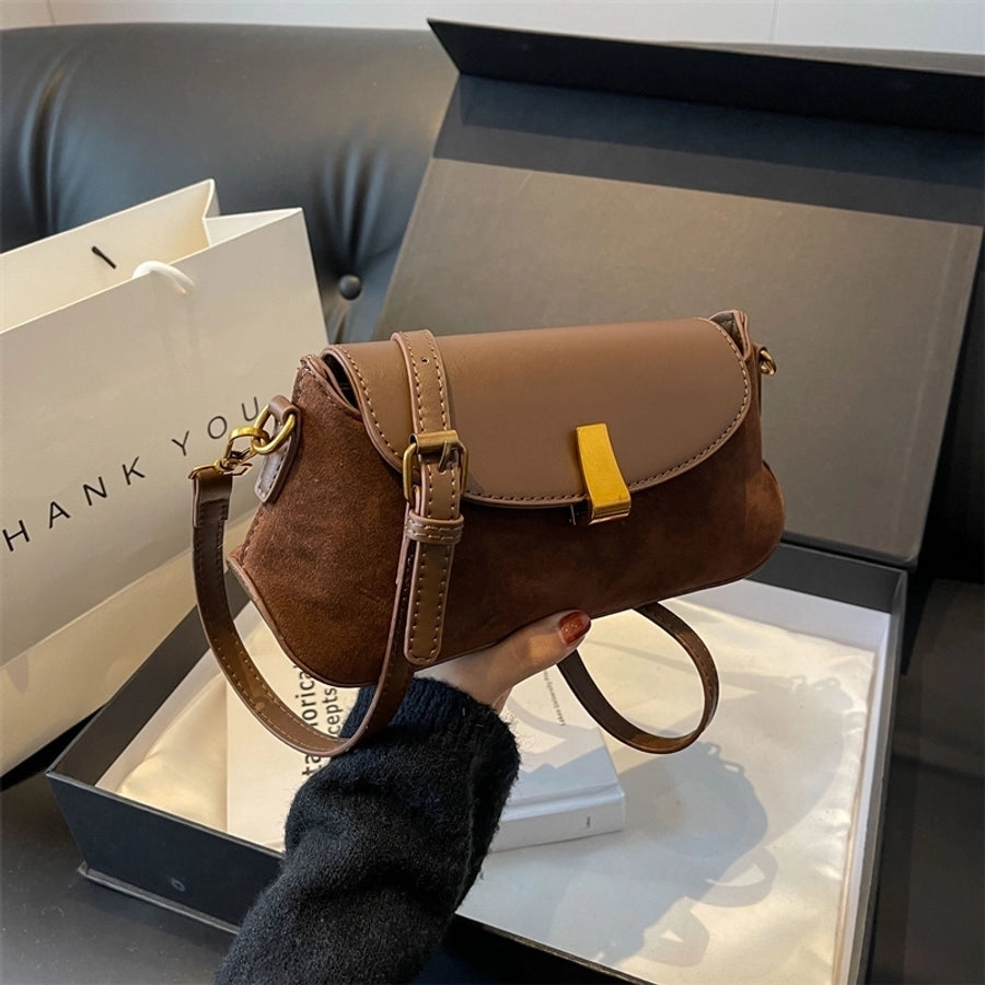 Autumn Winter Retro Bag 2024 New Fashion Underarm Bag Simple Women's Bag Casual Western Style Elegant Messenger Bag