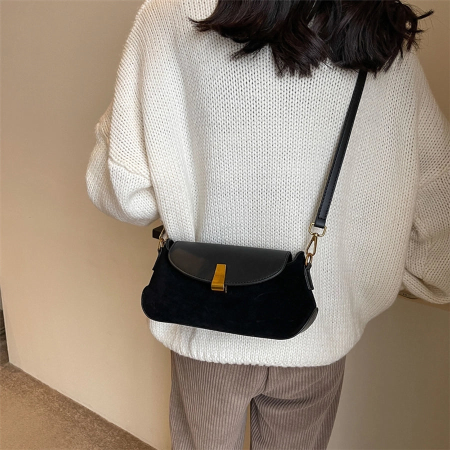 Autumn Winter Retro Bag 2024 New Fashion Underarm Bag Simple Women's Bag Casual Western Style Elegant Messenger Bag