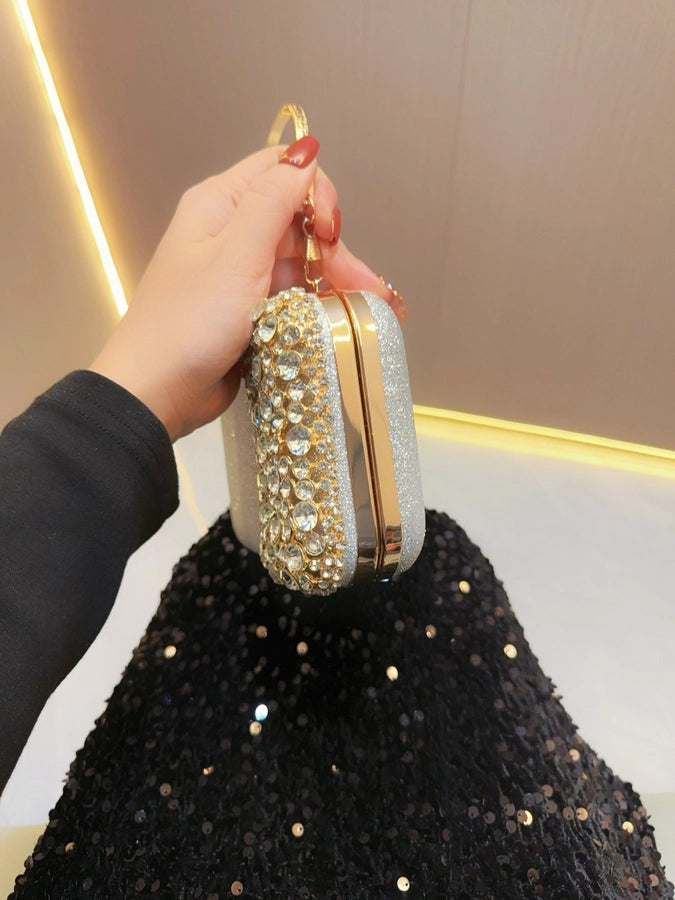 New ladies party Diamond evening bag dress bag banquet bag clutch messenger bag evening bag